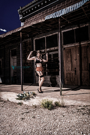 Sexy lingerie photograph of a sexy woman outdoors in west Texas.