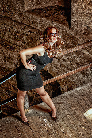 Sexy fashion photo taken in Rothenburg, Germany.