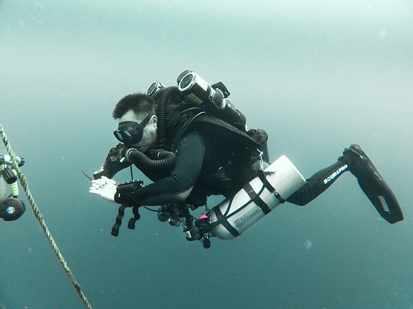 chuuk Lagoon, Technical Diving, Deco Stop, CCR