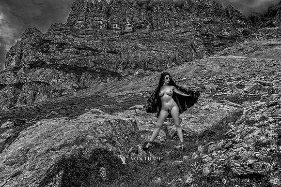 Art Nude Photo in Italian Dolomites