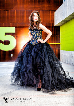 Texas glamour elegant couture beautiful evocative sexy photo of a woman in a long tulle skirt.