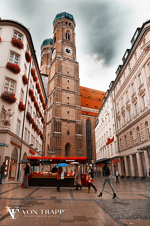 The Twin Sisters Church in Munich.Travel photograph by Austin/Houston/San Antonio Glamour Photographer Richard von Trapp.