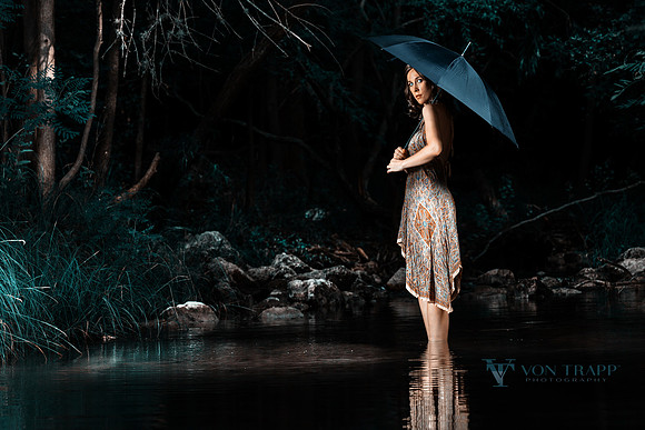 Lady in a Stream v.2 by Von Trapp Photography 2014