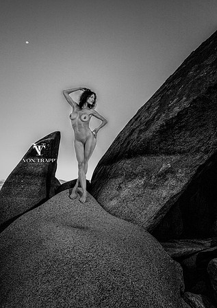 Black and White art nude photo taken at Lake Tahoe, NV.